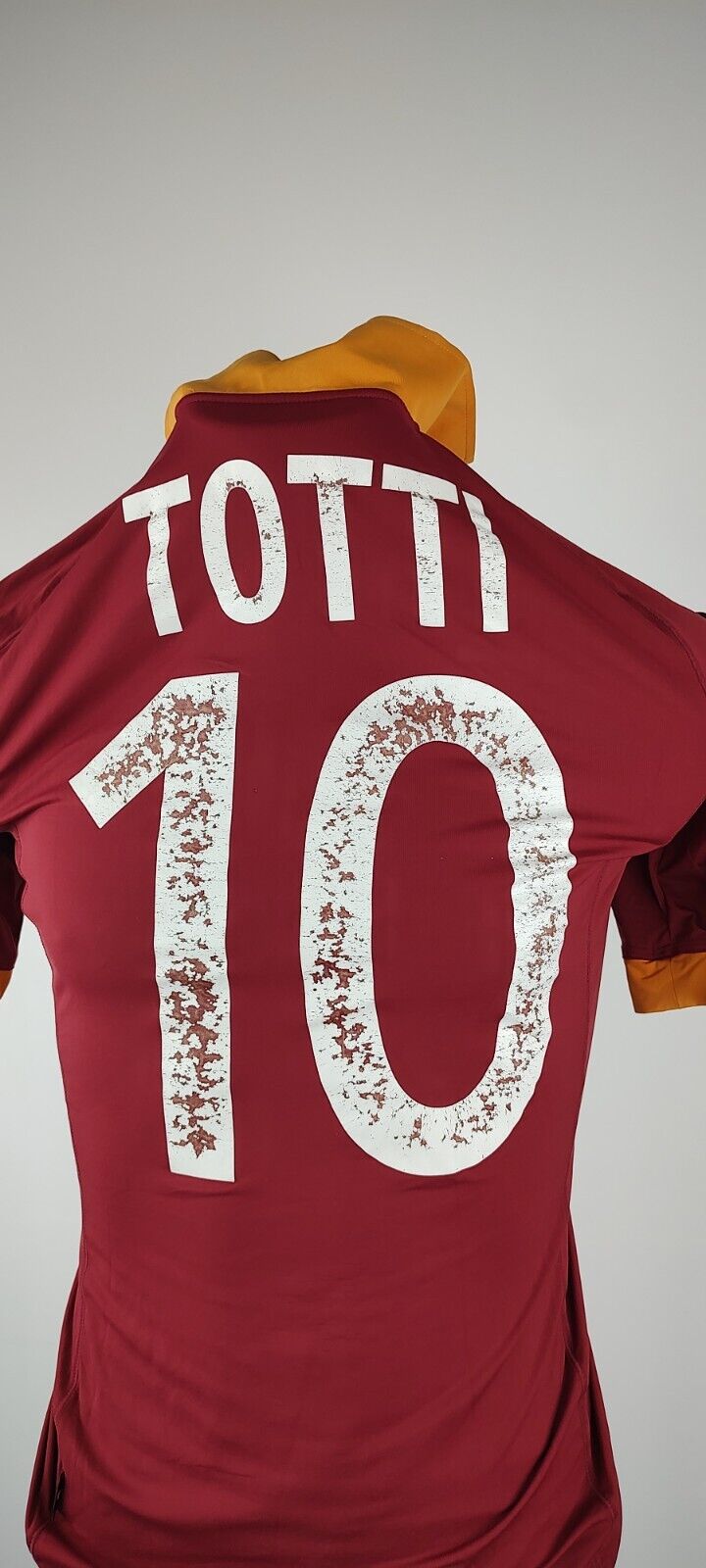 KAPPA ROMA N. 10 TOTTI COMPLETO CALCIO UOMO Tg L FOOTBALL JERSEY SPORT VINTAGE