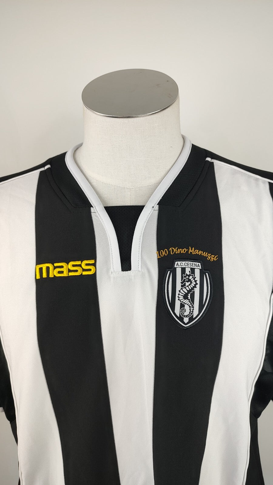 MASS SIENA 100 DINO MANUZZI MAGLIA CALCIO UOMO Tg L SOCCER JERSEY TRIKOT VINTAGE