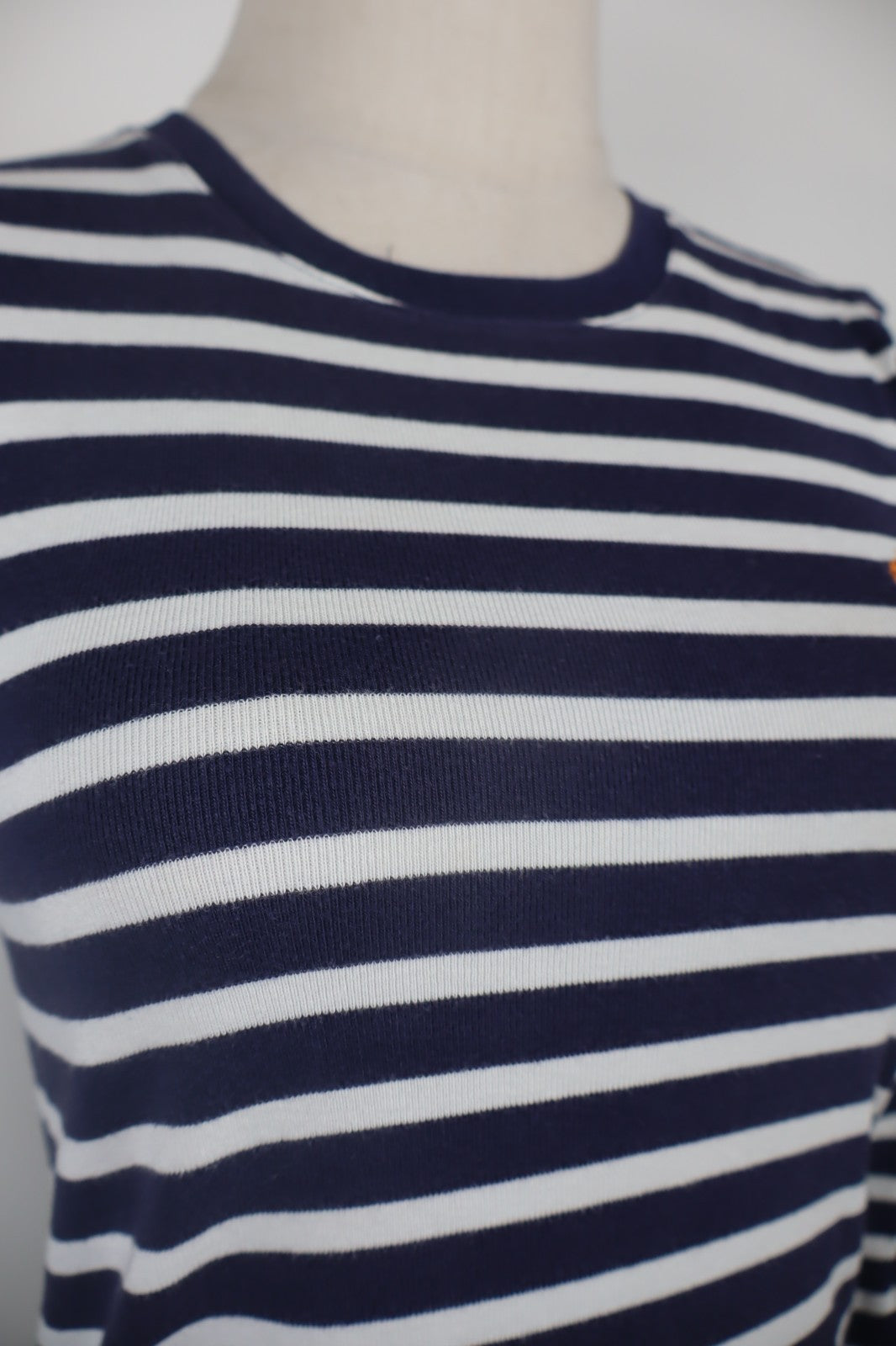 RALPH LAUREN MAGLIA DONNA TG. S WOMAN CASUAL VINTAGE T-SHIRT COTONE MANICA LUNGA