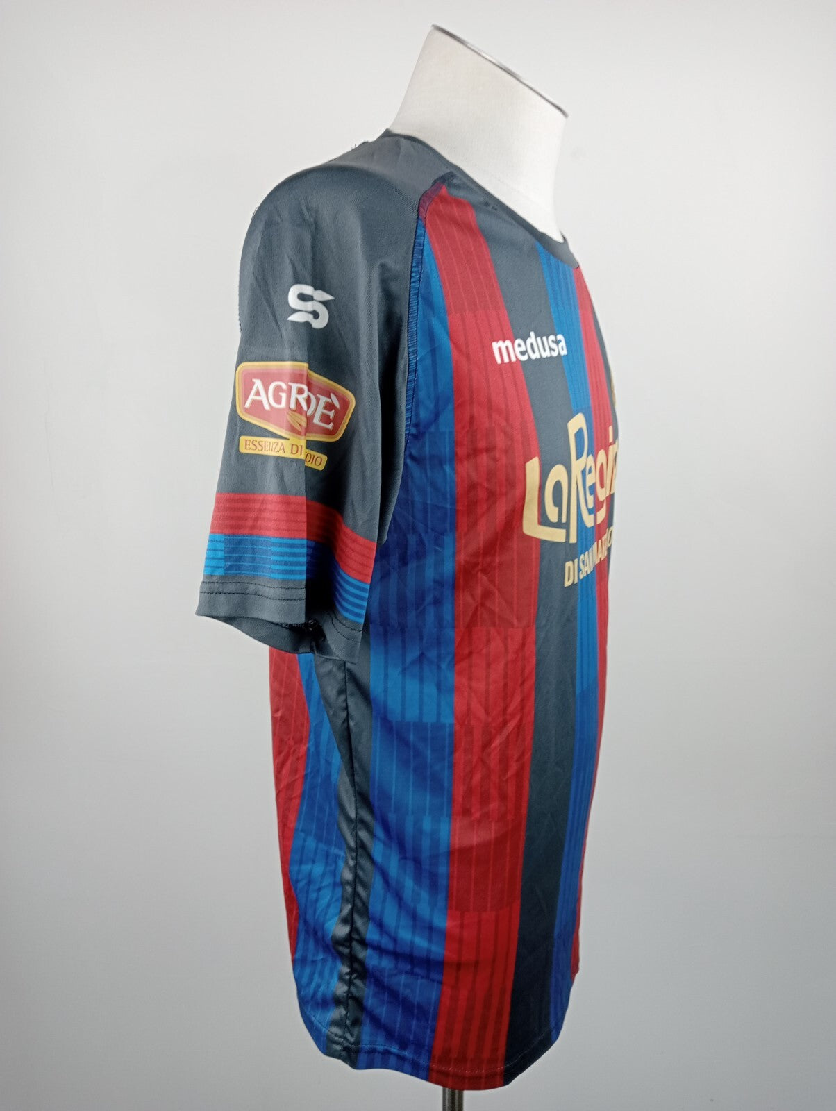 MEDUSA SAN MARZANO N 20 MAGLIA CALCIO TRIKOT UOMO Tg L SOCCER JERSEY VINTAGE