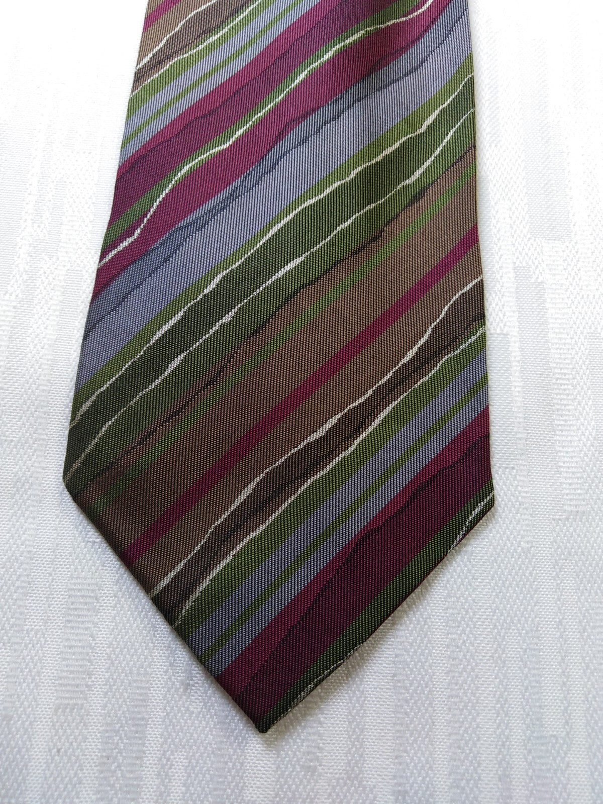 ENRICO COVERI 100% SILK TIE SETA CRAVATTA NECKTIE MADE IN ITALY CLASSIC