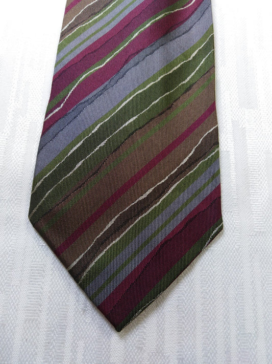 ENRICO COVERI 100% SILK TIE SETA CRAVATTA NECKTIE MADE IN ITALY CLASSIC