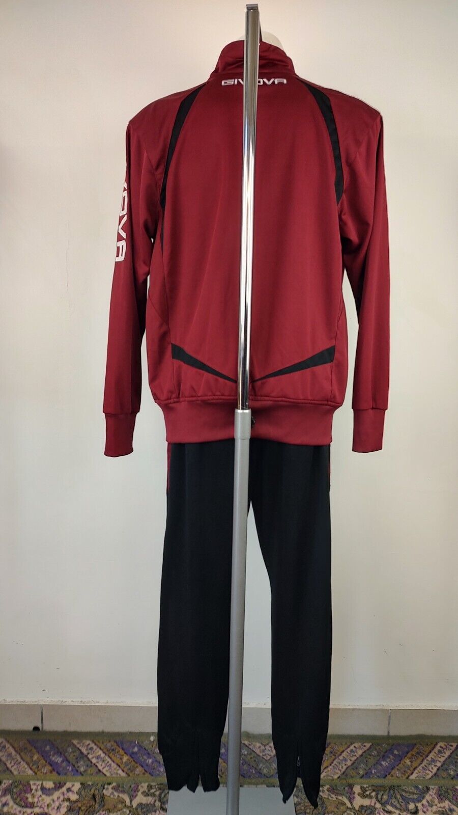 GIVOVA SALERNITANA TUTA COMPLETA CALCIO UOMO Tg L TRACKSUIT SPORT VINTAGE