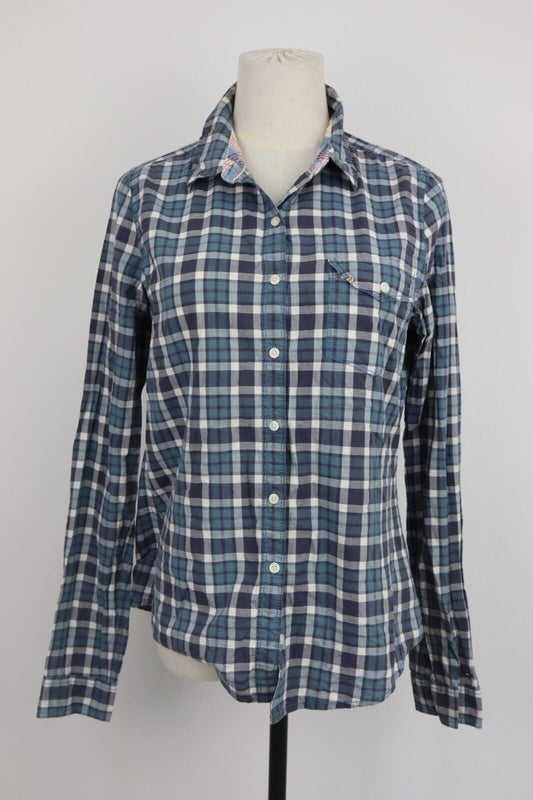 TOMMY HILFIGER CAMICIA DONNA TG. L WOMAN SHIRT CASUAL VINTAGE COTONE COTTON