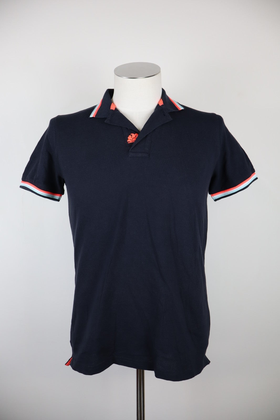 SUNDEK MAGLIA POLO UOMO COTONE TG. S MAN COTTON SHIRT CASUAL VINTAGE BLU