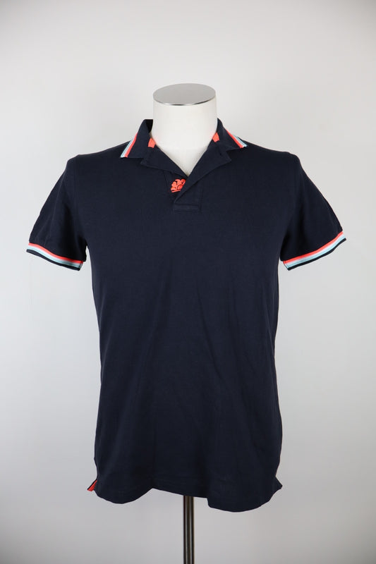 SUNDEK MAGLIA POLO UOMO COTONE TG. S MAN COTTON SHIRT CASUAL VINTAGE BLU