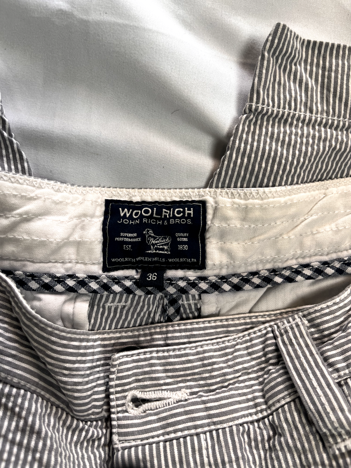 WOOLRICH PANTALONCINO DONNA TG. 50 WOMAN VINTAGE SHORTS CASUAL COTONE COTTON