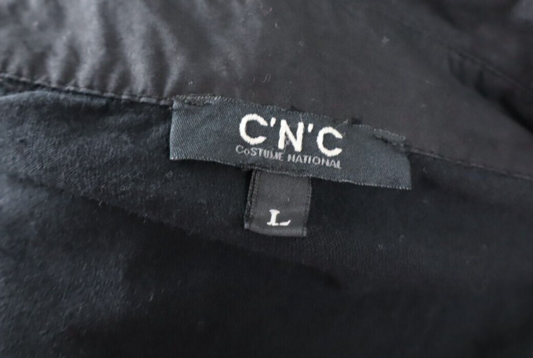 CNC COSTUME NATIONAL MAGLIA POLO UOMO TG. L MAN T-SHIRT CASUAL VINTAGE COTONE
