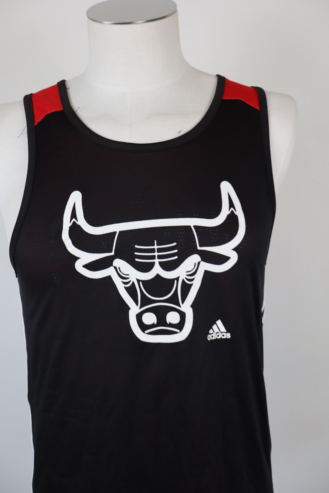 ADIDAS CHICAGO BULLS CANOTTA BASKET DOUBLEFACE T-SHIRT UOMO TG M SPORT  CASUAL