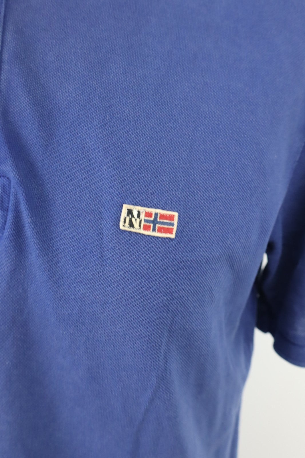 NAPAPIJRI MAGLIA POLO UOMO TG. L MAN T-SHIRT CASUAL VINTAGE COTONE COTTON