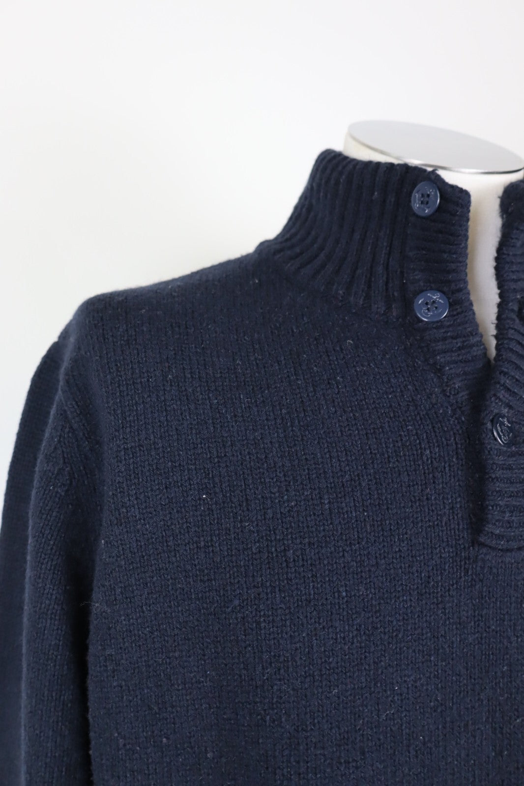 SCHOTT MAGLIONE LANA VINTAGE UOMO Tg. 3XL MAN WOOL SWEATER CASUAL
