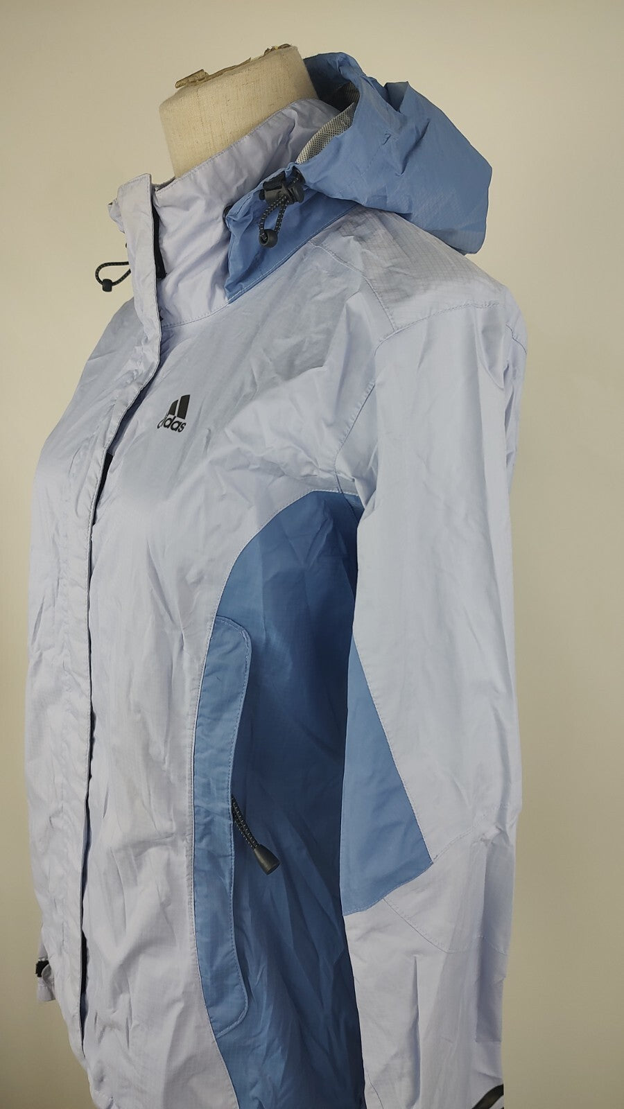 ADIDAS GIUBBINO DONNA Tg. 42 WOMAN IMPERMEABILE CASUAL JACKET VINTAGE