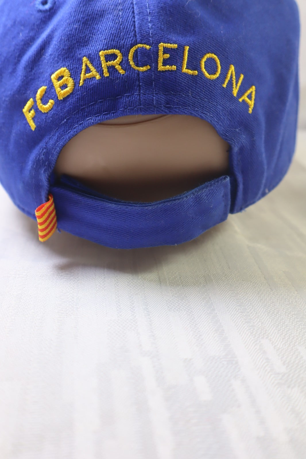 FCB BARCELLONA CAPPELLO BERRETTO UOMO CALCIO SOCCER TAGLIA UNICA HAT VINTAGE