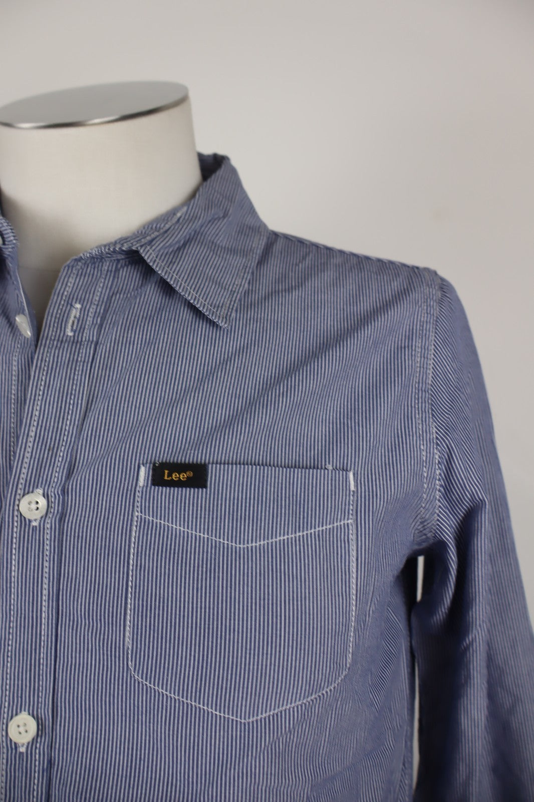 LEE CAMICIA COTONE RAGAZZO 16 ANNI BOY CASUAL VINTAGE SHIRT COTTON MANICA LUNGA