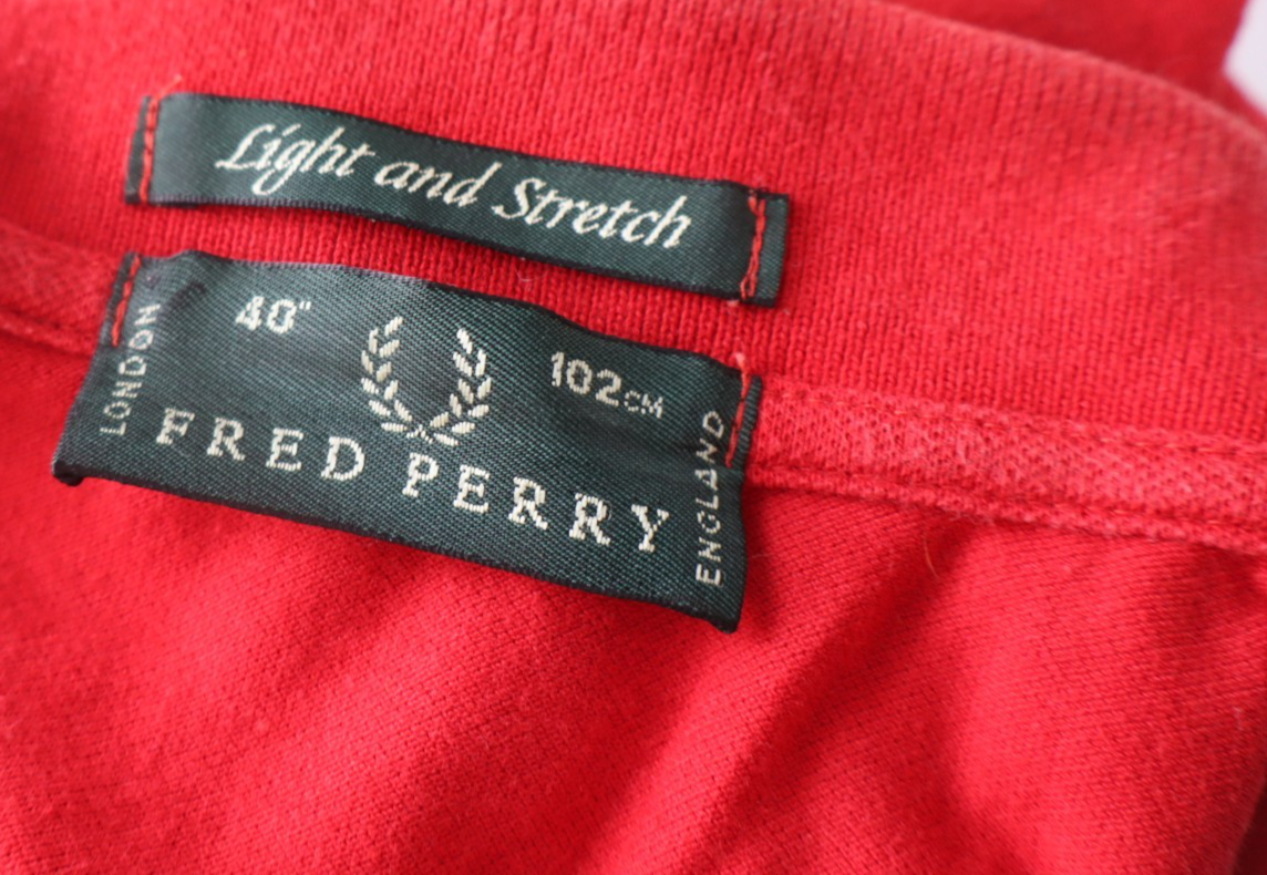 FRED PERRY POLO MAGLIA UOMO COTONE 40" 102CM MAN COTTON T-SHIRT CASUAL VINTAGE