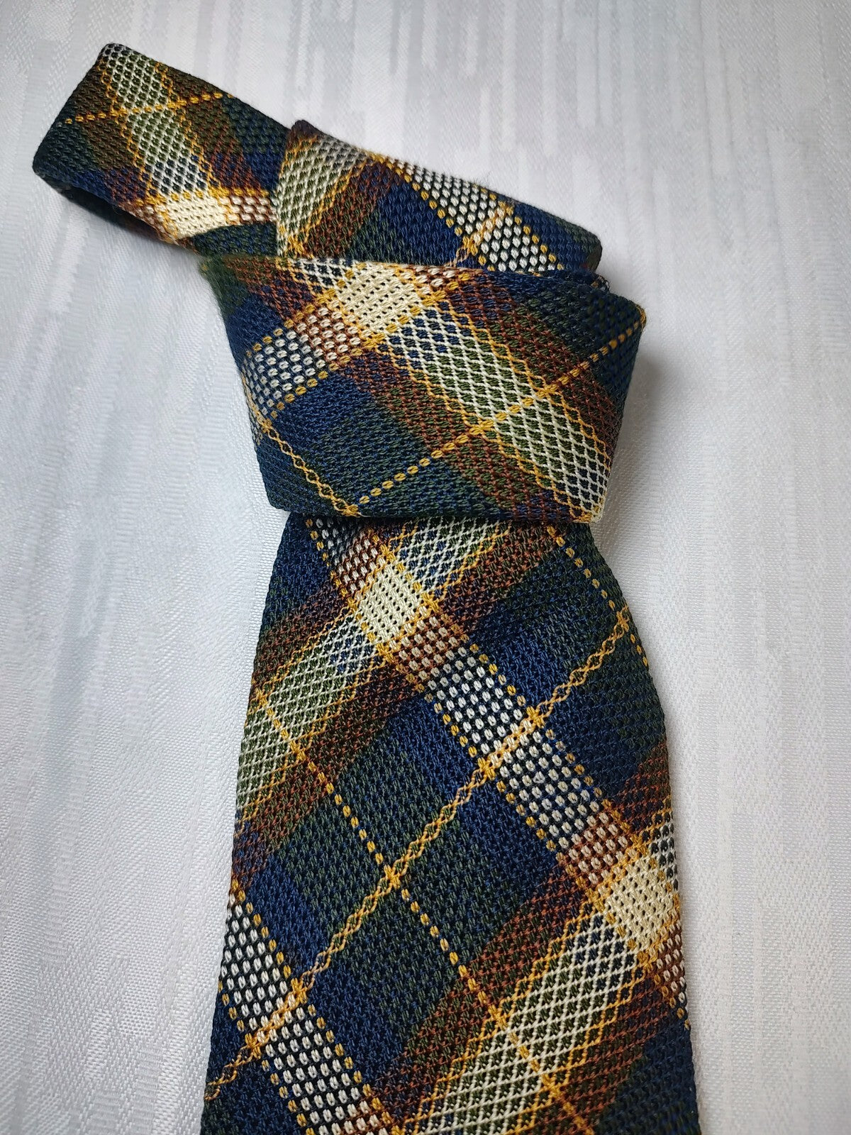 EREDI CHIARINI  SILK TIE SETA CRAVATTA NECKTIE MADE IN ITALY SELF TIPPED