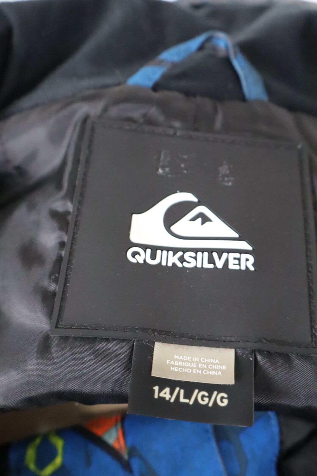 QUICKSILVER GIUBBINO RAGAZZO Tg 14 ANNI VINTAGE VINTAGE CASUAL JACKET