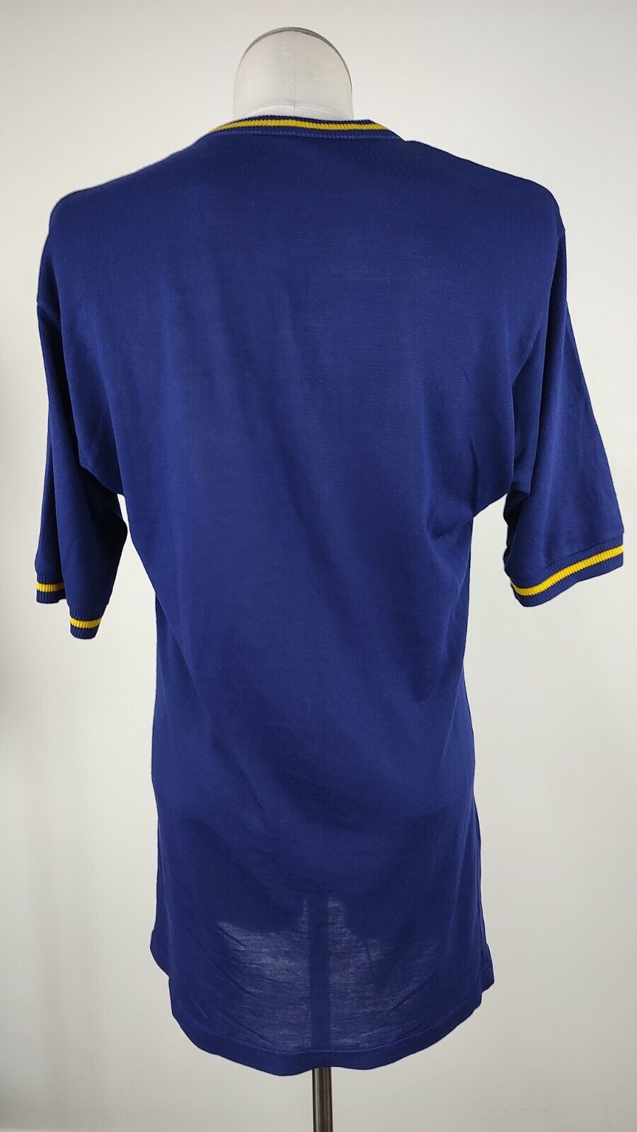 FLY LINE JUVE STABIA MAGLIA CALCIO UOMO Tg L SOCCER JERSEY VINTAGE LANA