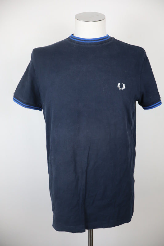 FRED PERRY MAGLIA T-SHIRT UOMO COTONE TG XL MAN T-SHIRT COTTON CASUAL VINTAGE
