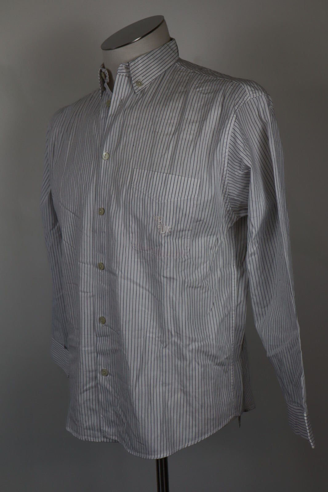 TRUSSARDI JR CAMICIA RAGAZZO TG 38 BOY CASUAL VINTAGE SHIRT COTONE COTTON
