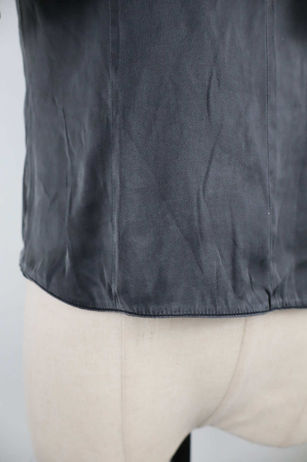 EMPORIO ARMANI TOP MAGLIA DONNA TG 40 WOMAN CASUAL VINTAGE T-SHIRT SETA LYCRA