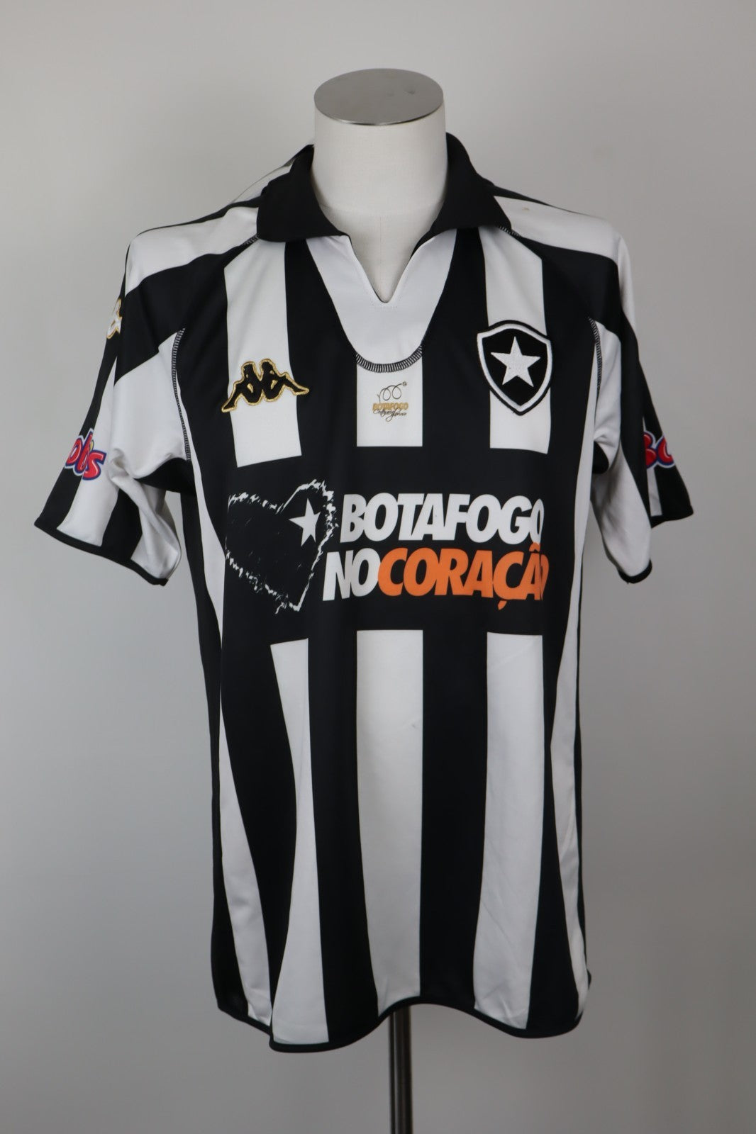 KAPPA BOTAFOGO MAGLIA CALCIO Tg M UOMO MAN T-SHIRT SOCCER SPORT JERSEY nr.10