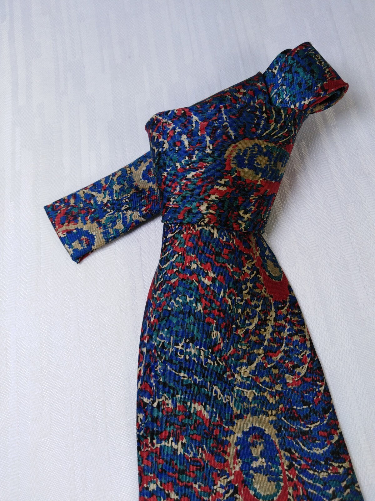 TINO COSMA 100% SETA SILK TIE CRAVATTA NECKTIE ITALY VINTAGE CLASSIC