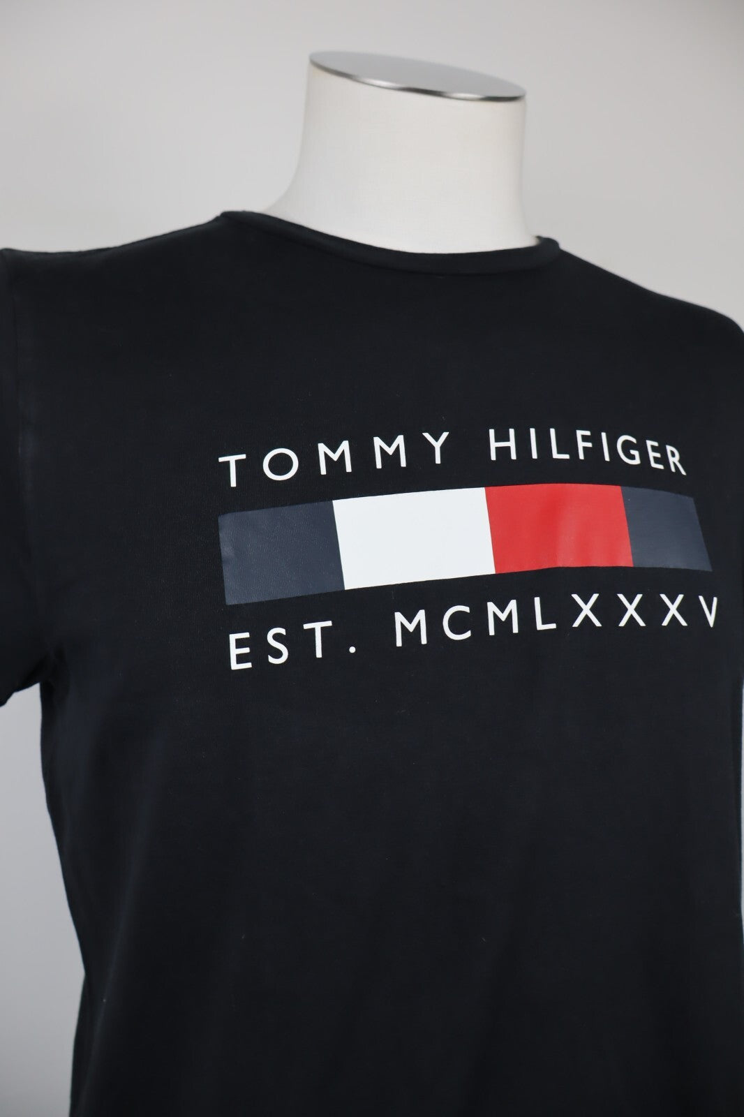 TOMMY HILFIGER MAGLIA UOMO TG. M MAN T-SHIRT VINTAGE CASUAL COTONE COTTON LOGO