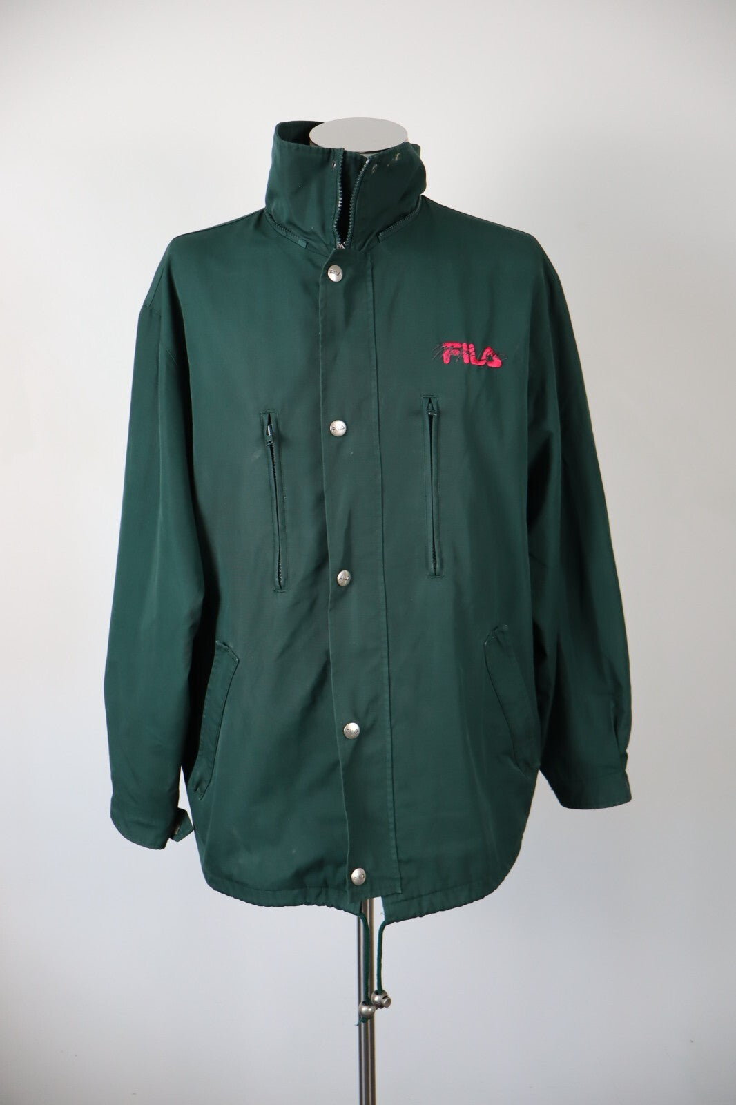 FILA GIUBBINO GIACCA UOMO Tg 50 MAN CASUAL VINTAGE JACKET IMPERMEABILE