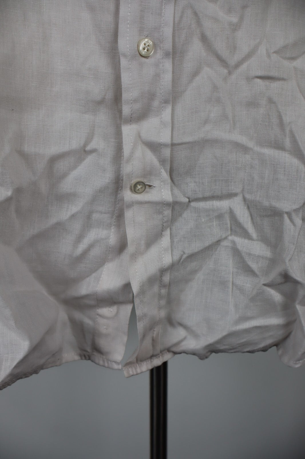 CERRUTI 1881 UOMO MAN CAMICIA SHIRT TG. XL LINO LINEN CASUAL VINTAGE