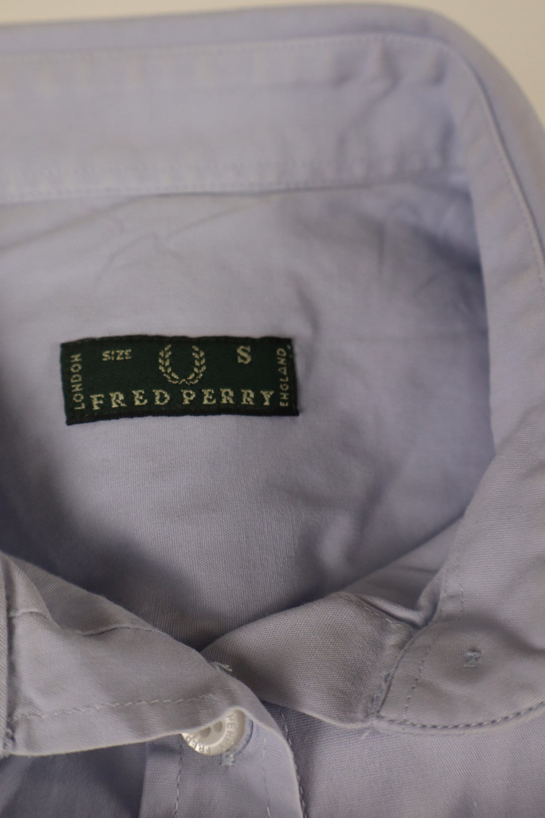 FRED PERRY CAMICIA COTONE DONNA TG. S WOMAN COTTON SHIRT CASUAL VINTAGE