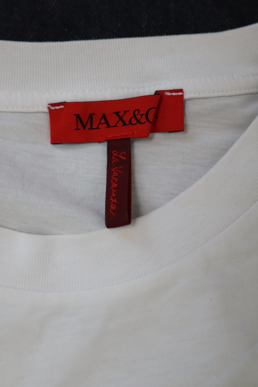 MAX&CO MAGLIA TOP DONNA TG. L WOMAN CASUAL VINTAGE TOP T-SHIRT PAILLETTES