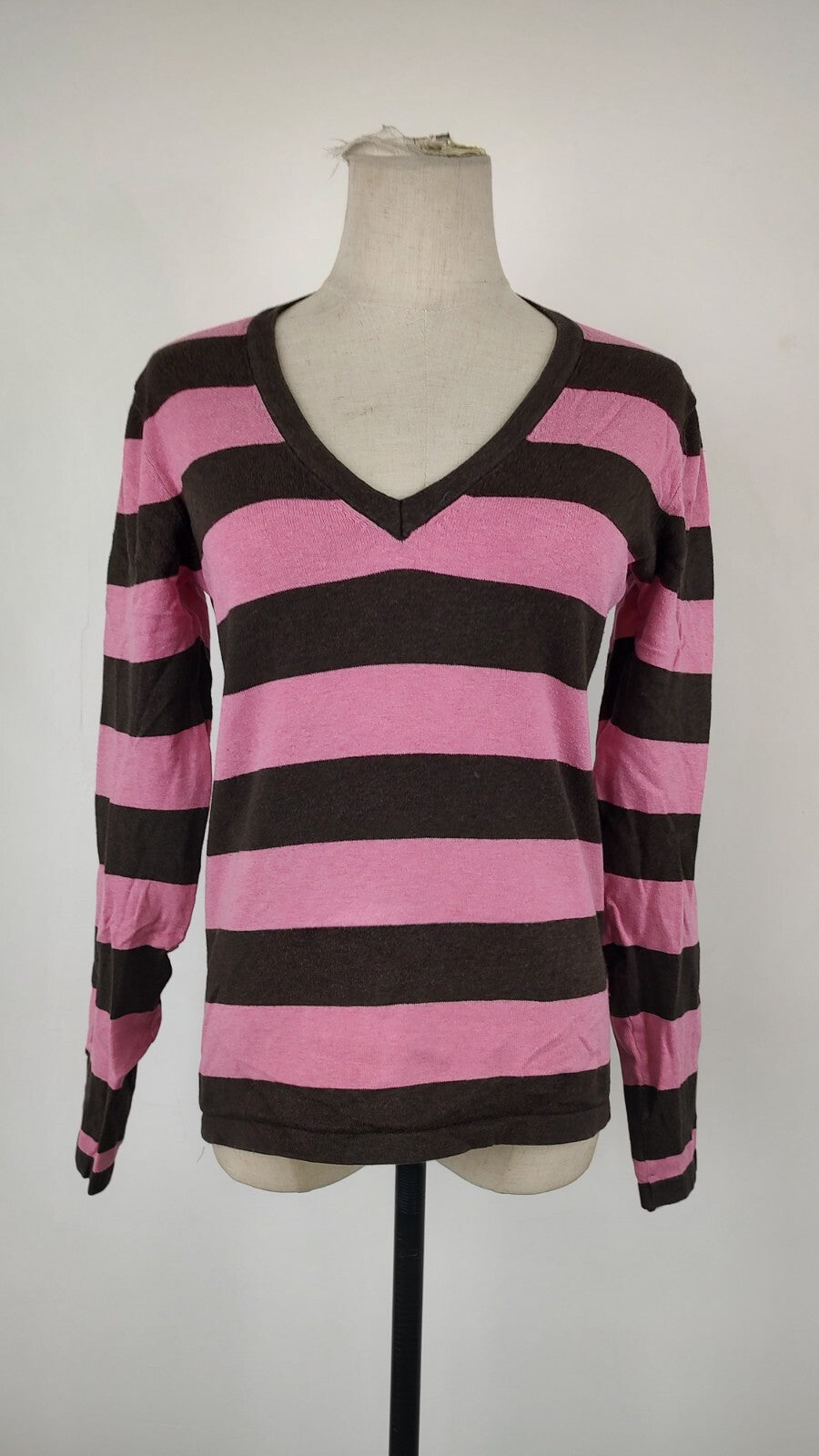 TOMMY HILFIGER MAGLIONE COTONE CASHMERE DONNA Tg. L WOMAN CASUAL SWEATER VINTAGE