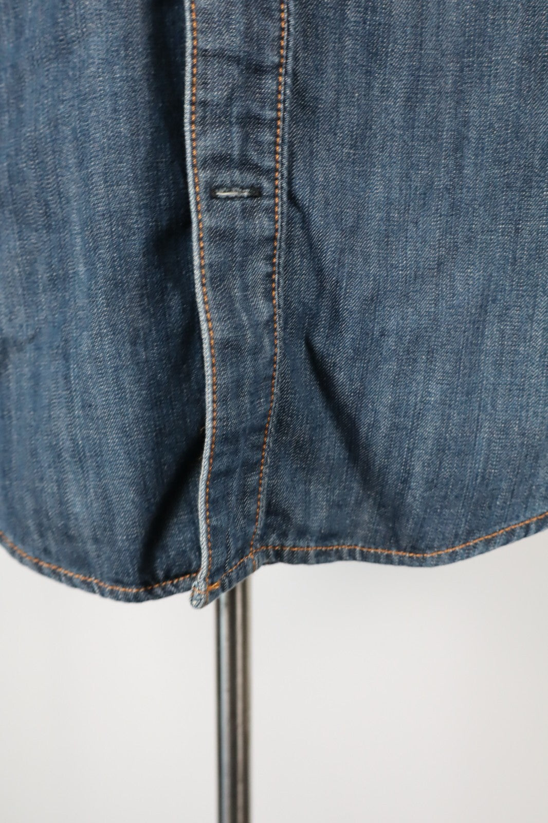 TIMBERLAND CAMICIA UOMO TG. S MAN CASUAL VINTAGE SHIRT COTONE JEANS DENIM