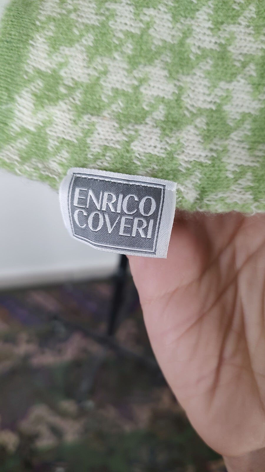 ENRICO COVERI SCIARPA UOMO DONNA WOMAN MAN VINTAGE CASUAL SCARF LANA