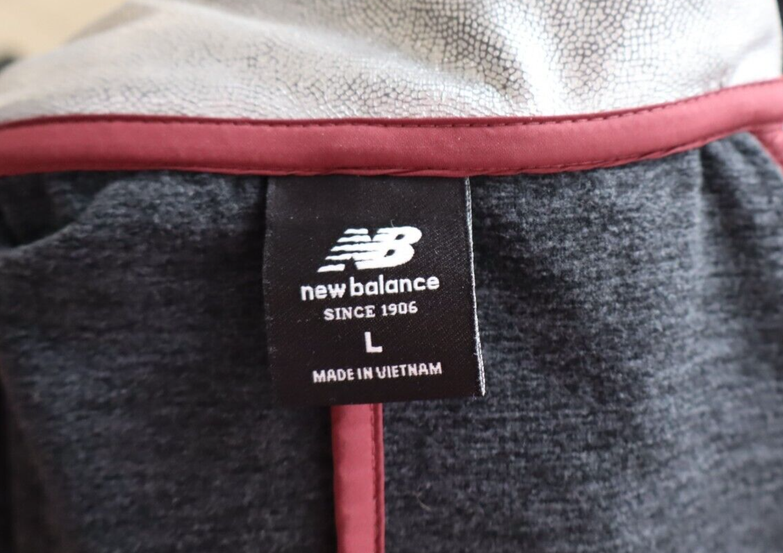 NEW BALANCE GIUBBINO TECNICO GIACCA UOMO Tg. L MAN CASUAL JACKET VINTAGE