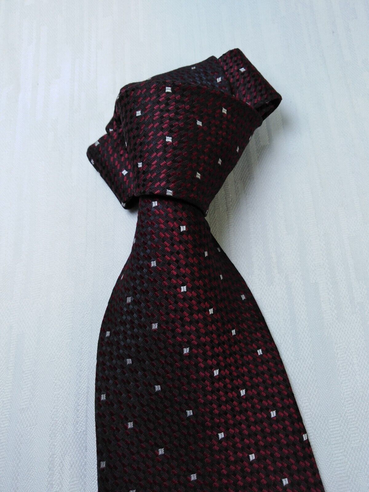 ROCCOBAROCCO 100% SETA SILK TIE CRAVATTA NECKTIE MADE ITALY VINTAGE CLASSIC