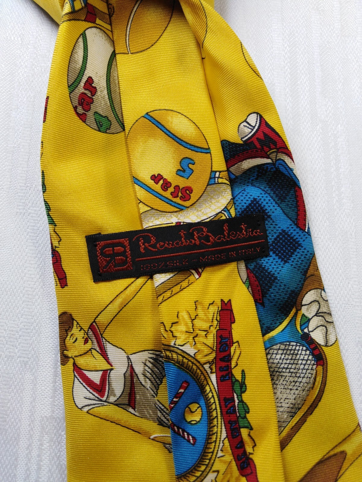 RENATO BALESTRA 100% SILK TIE SETA CRAVATTA NECKTIE MADE IN ITALY CLASSIC
