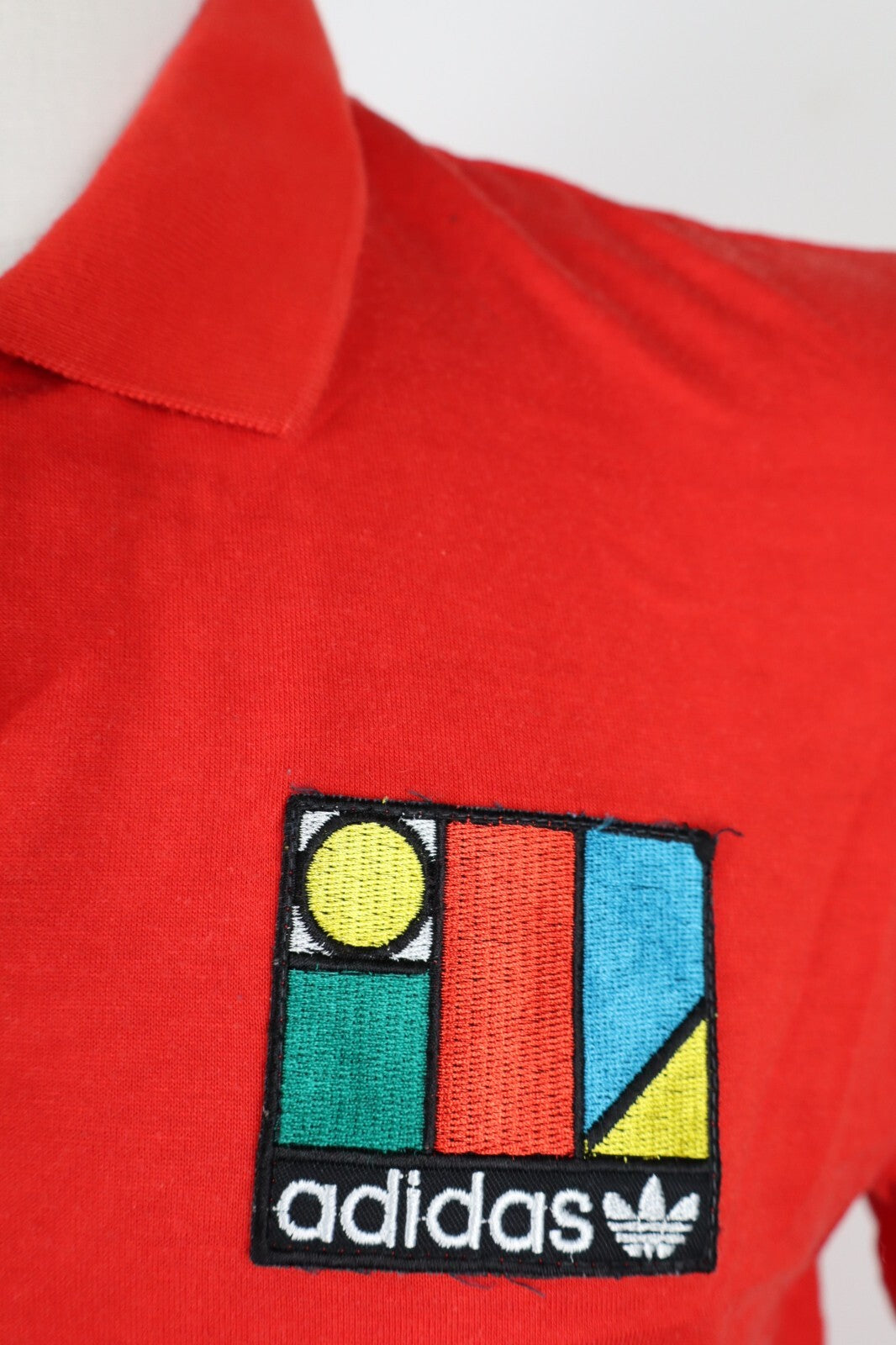 ADIDAS MAGLIA POLO UOMO TG. 52 MAN T-SHIRT CASUAL VINTAGE MADE YUGOSLAVIA