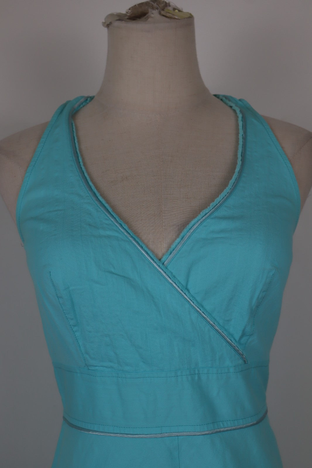 MARELLA VESTITO SMANICATO DONNA ABITO TG 4a WOMAN CASUAL VINTAGE DRESS COTONE