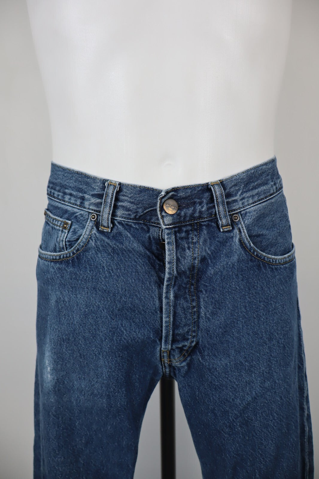 CARHARTT JEANS PANTALONE UOMO CASUAL W29 L32 MAN VINTAGE PANTS DENIM