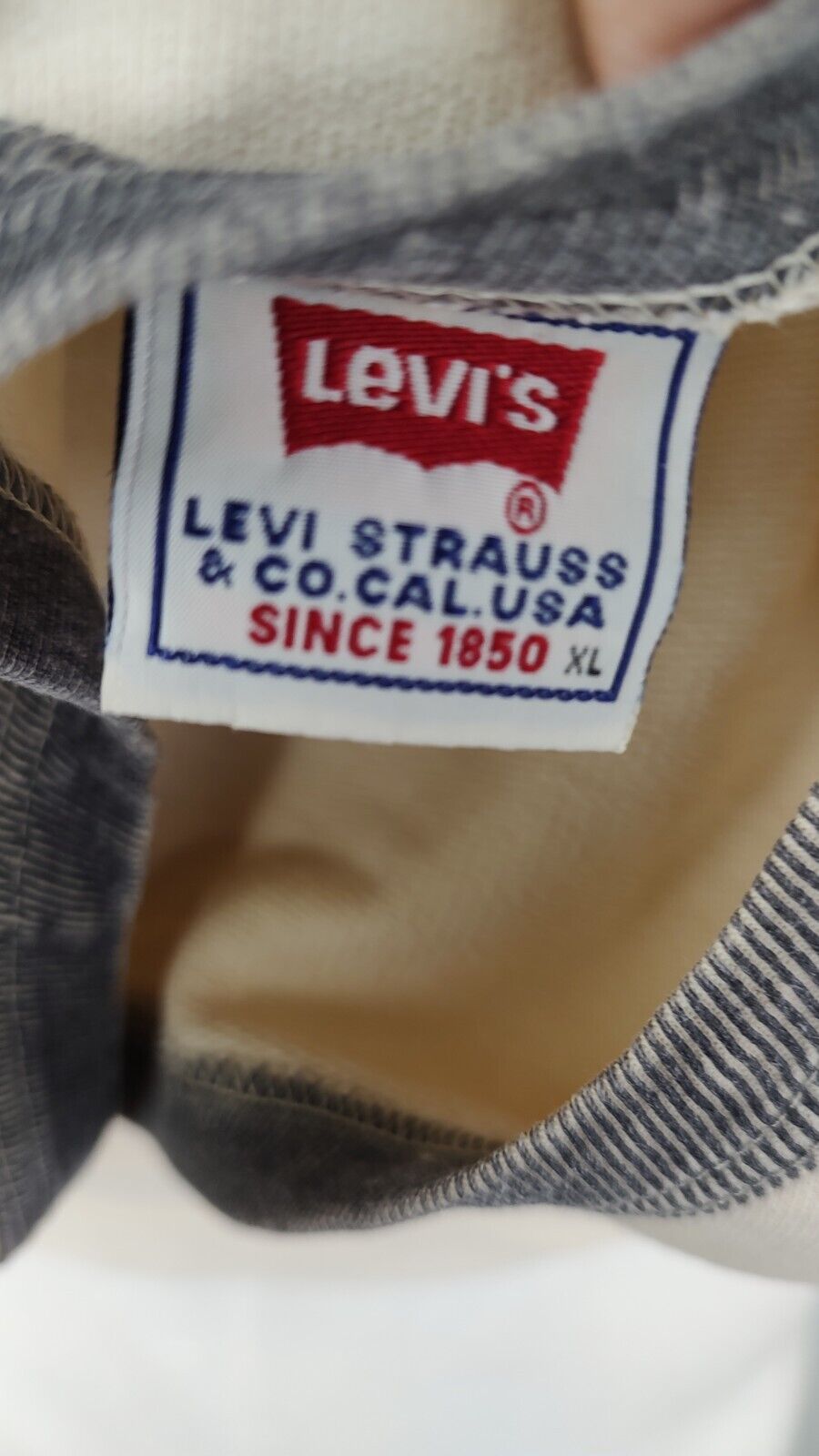 LEVI'S FELPA UOMO Tg 3XL SPORT MAN SWEATSHIRT CASUAL VINTAGE