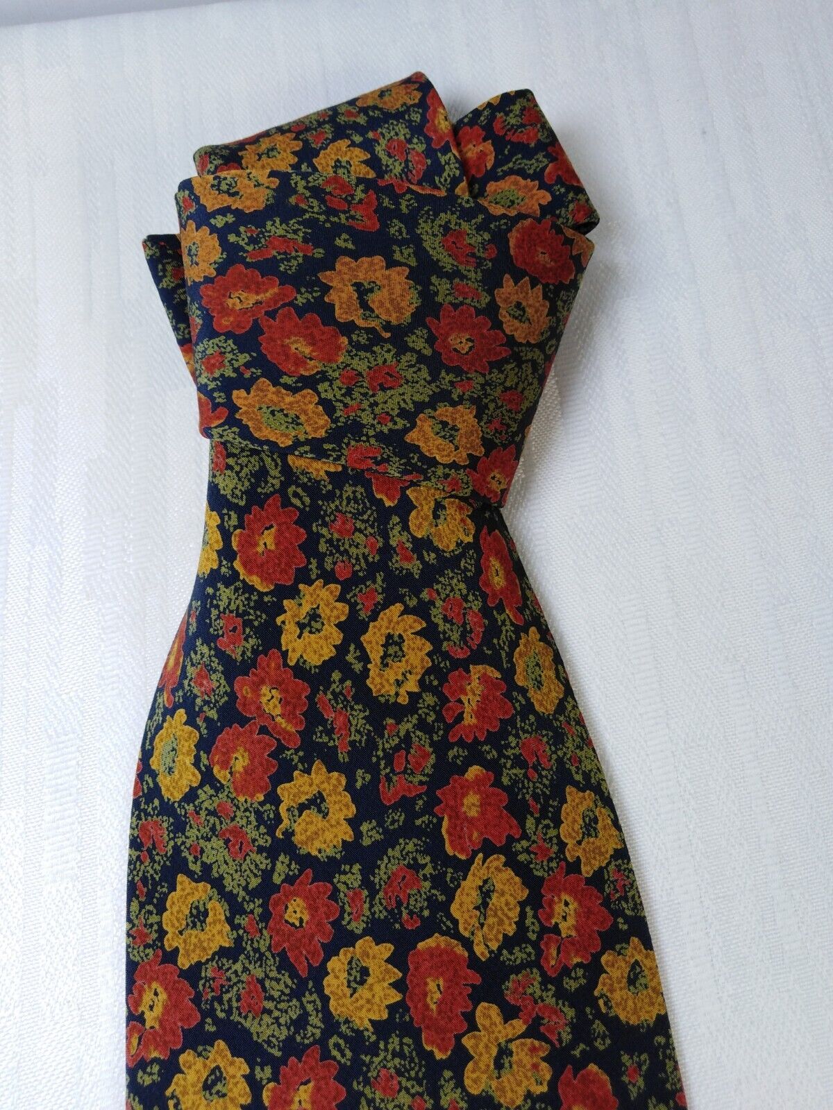 TINO COSMA 100% SETA SILK TIE CRAVATTA NECKTIE ITALY VINTAGE CLASSIC
