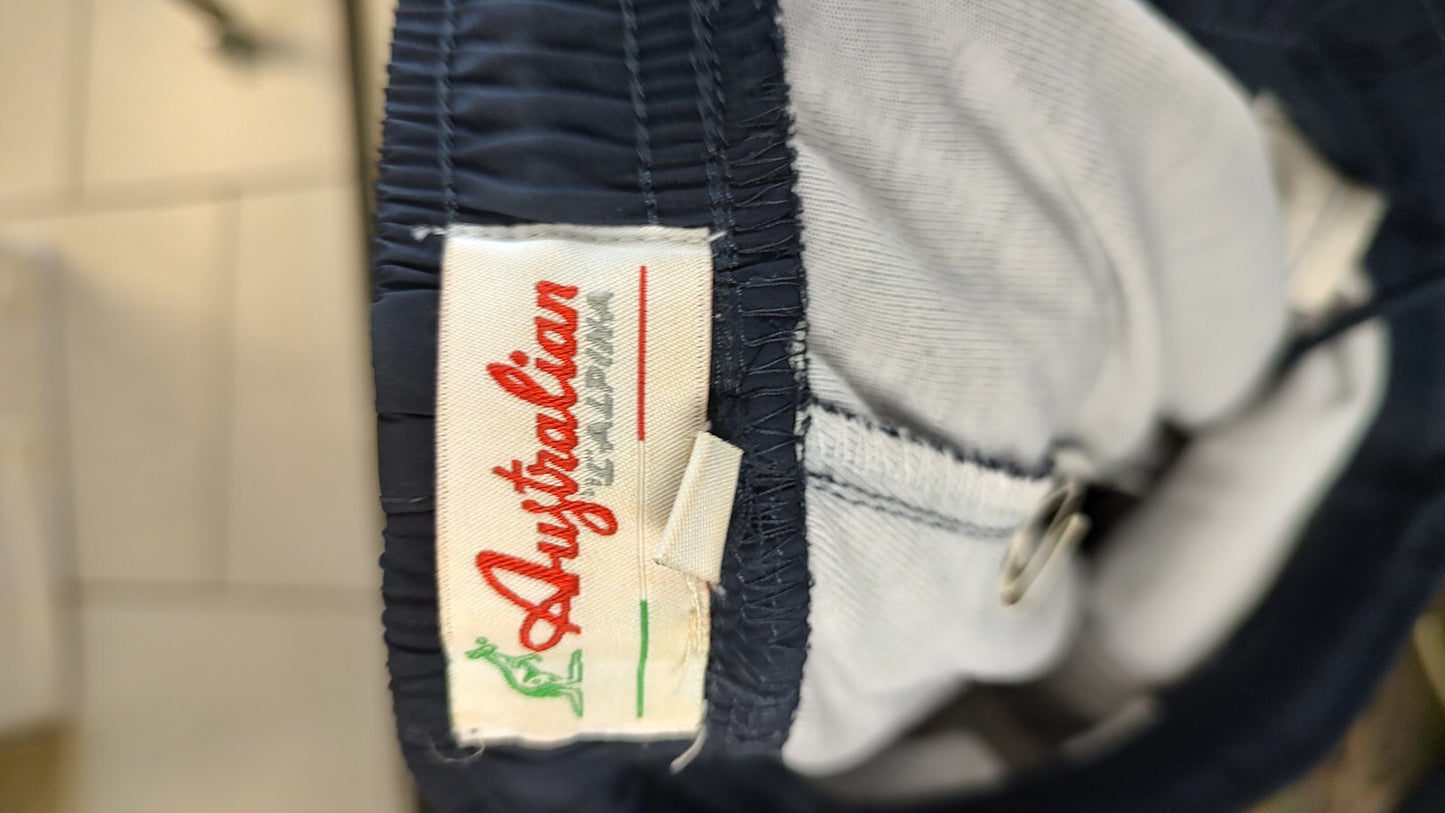 AUSTRALIAN PANTALONE TUTA SPORT UOMO TG M MAN VINTAGE PANTS CAUSAL