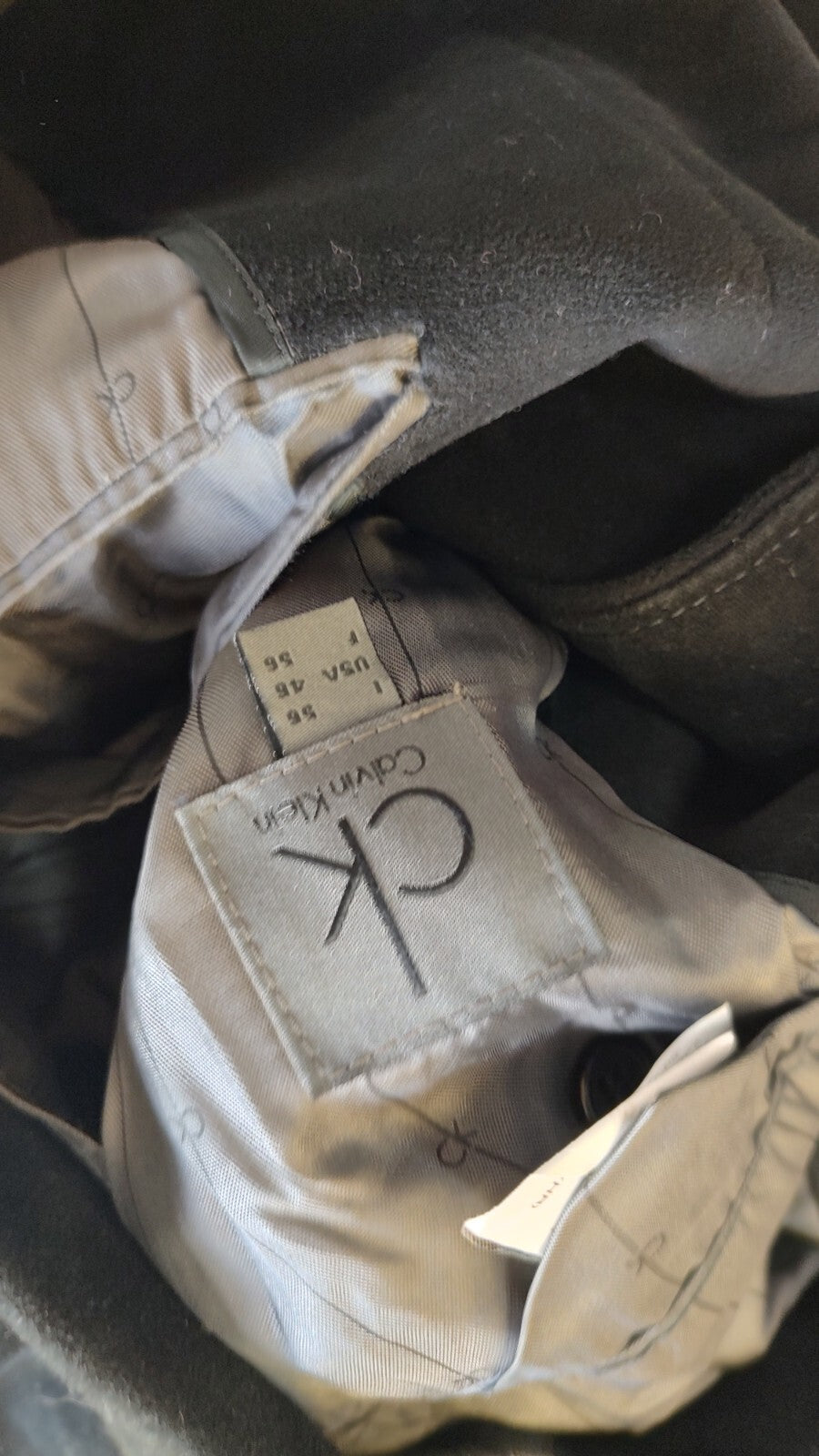 CALVIN KLEIN CK CAPPOTTO COAT GIUBBINO UOMO TG 56 MAN JACKET CASUAL VINTAGE