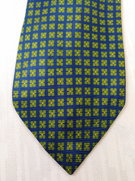 MICKY MILANO 100% SETA SILK TIE CRAVATTA NECKTIE ITALY VINTAGE CLASSIC