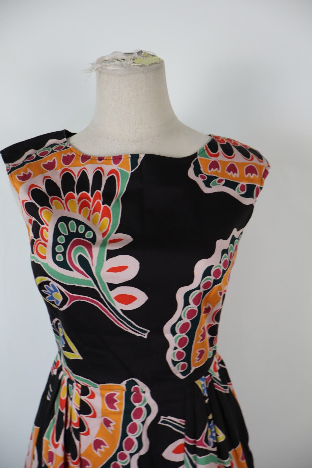 MAX & CO VESTITO ABITO DONNA WOMAN TG 38 DRESS CASUAL VINTAGE COTONE