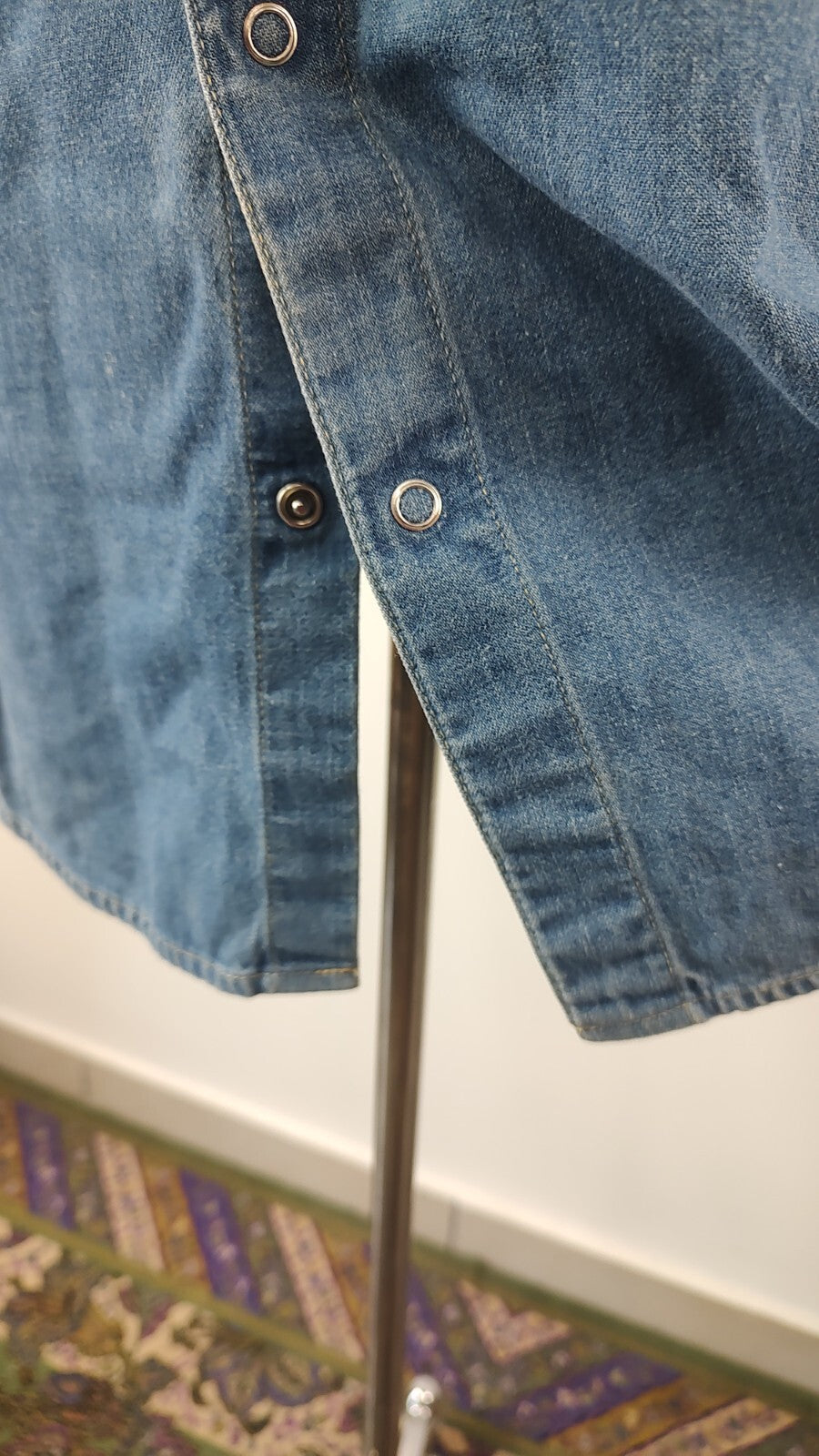 LEVI'S CAMICIA UOMO DENIM JEANS TG. S MAN CASUAL VINTAGE SHIRT