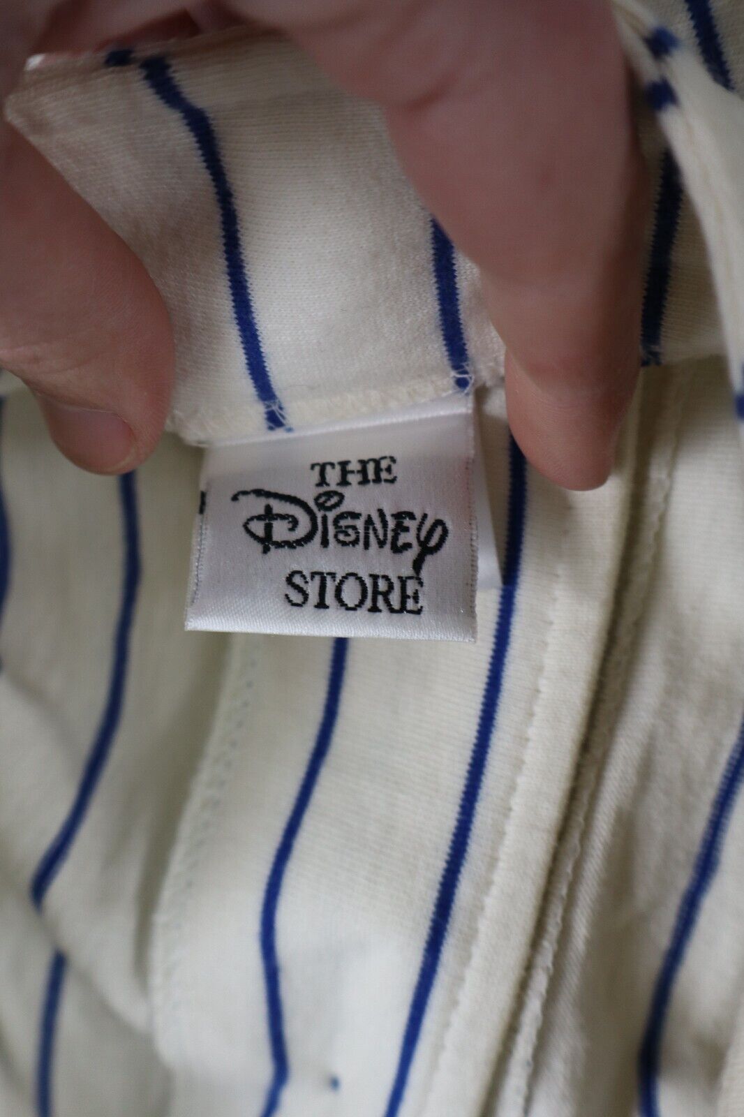 DISNEY STORE CAMICIA BASEBALL UOMO COTONE  TG S MAN CASUAL VINTAGE SHIRT 7 NANI