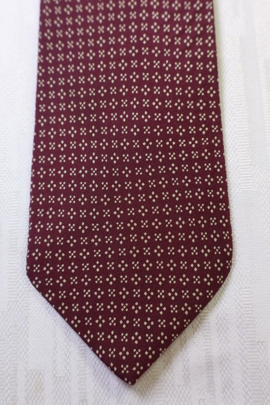 HUBERT MILANO 100%  SILK TIE SETA CRAVATTA NECKTIE MADE IN ITALY CLASSIC